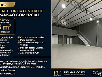 ALUGA PAVILH�O COMERCIAL